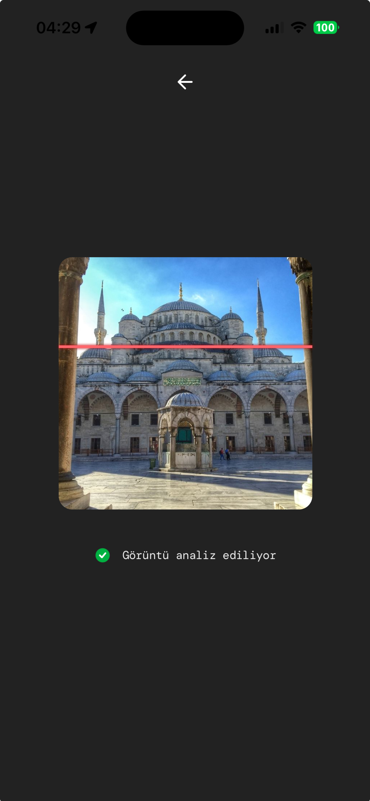 Cami tanıma kamerası